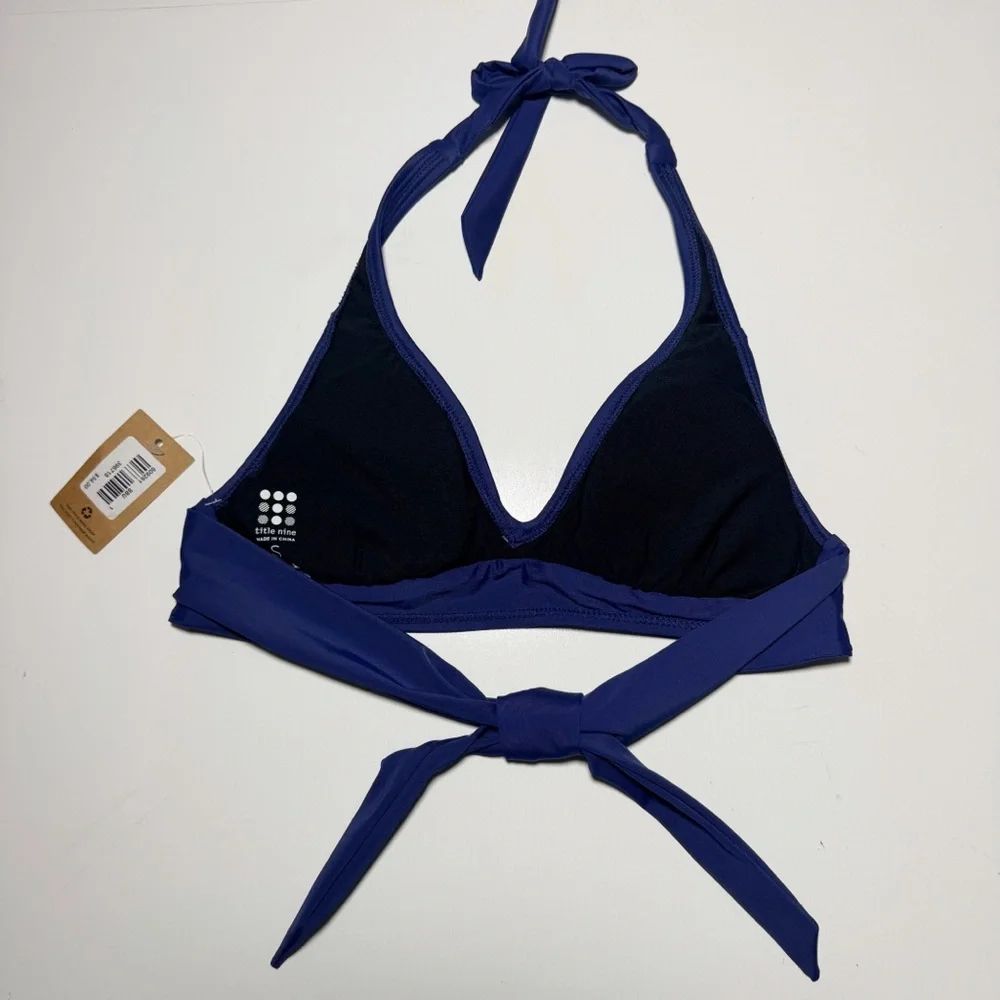 Title Nine Set It and Forget It Halter Bikini Top - Picture 3 of 6